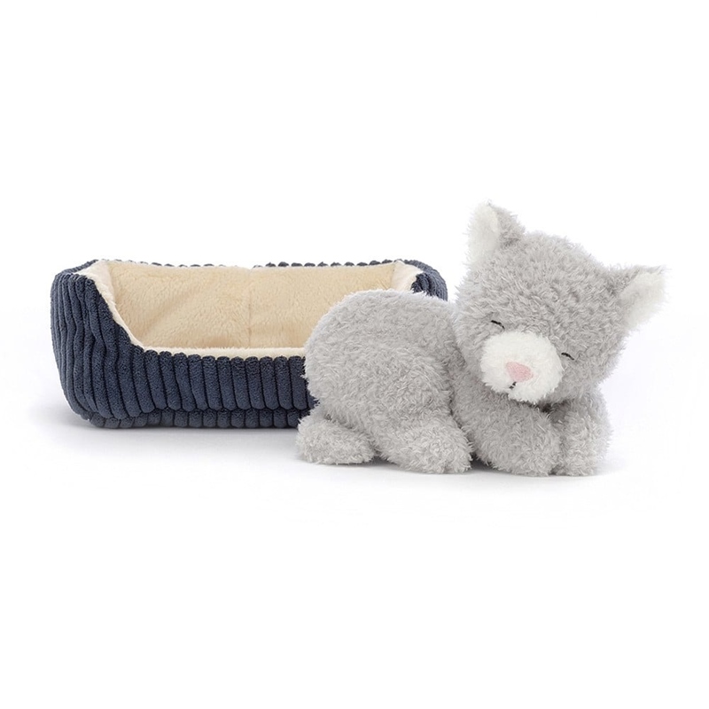 【Jellycat ジェリーキャット】 Napping Nipper Cat 昼寝ニッパー猫